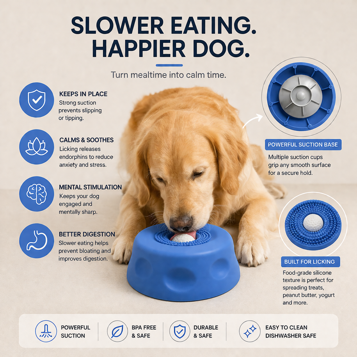 Does a lick mat actually calm an anxious dog? Here's what vets say