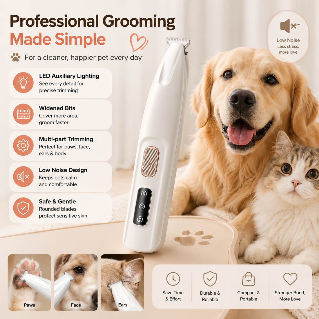Why is it important to trim dog paw hair