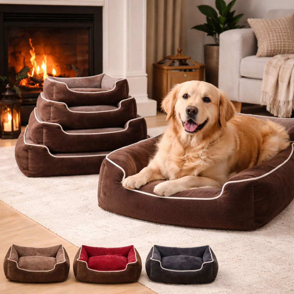 Cozy Dog Beds & Lounging Spots