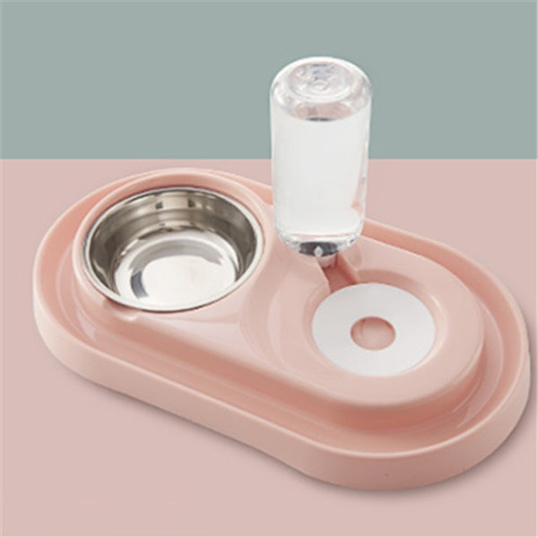 No-Spill Automatic Water Bowl for Small Dogs and Cats