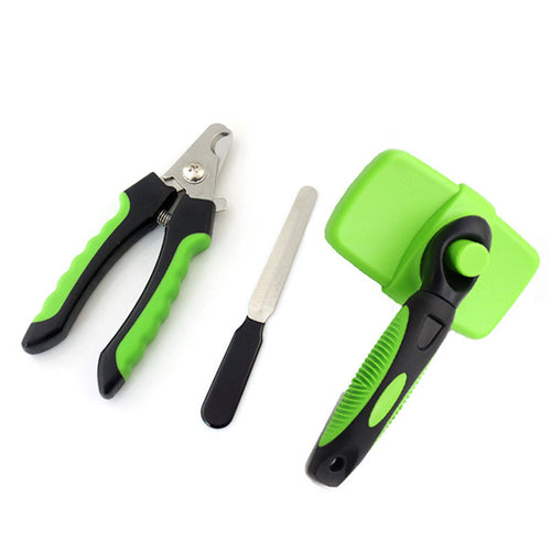 All-in-One Pet Grooming Set for Fur Care and Nails