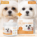 Pet Eye Cleaning Wipes for Clear Eyes and Comfor