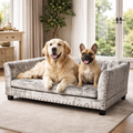 Stylish Velvet Pet Couch for Cozy, Relaxing Naps