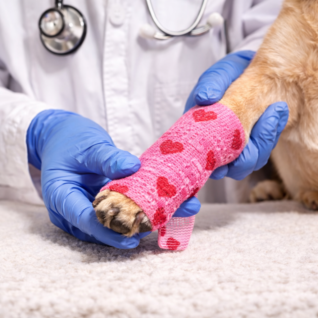 Easy Stretch Pet Bandage for Gentle Support and Daily Care