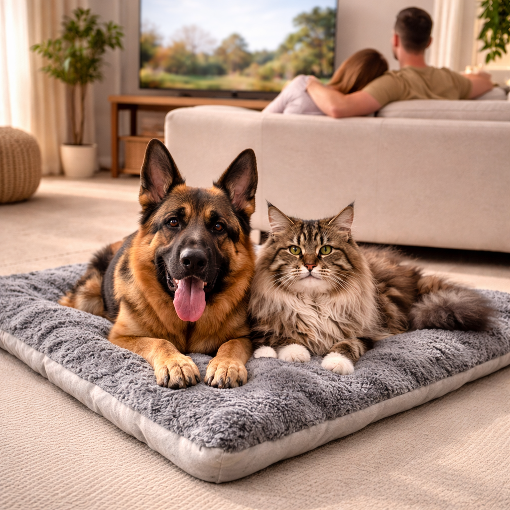 Plush Dog Bed Sofa – Super Soft Comfort for Better Slee