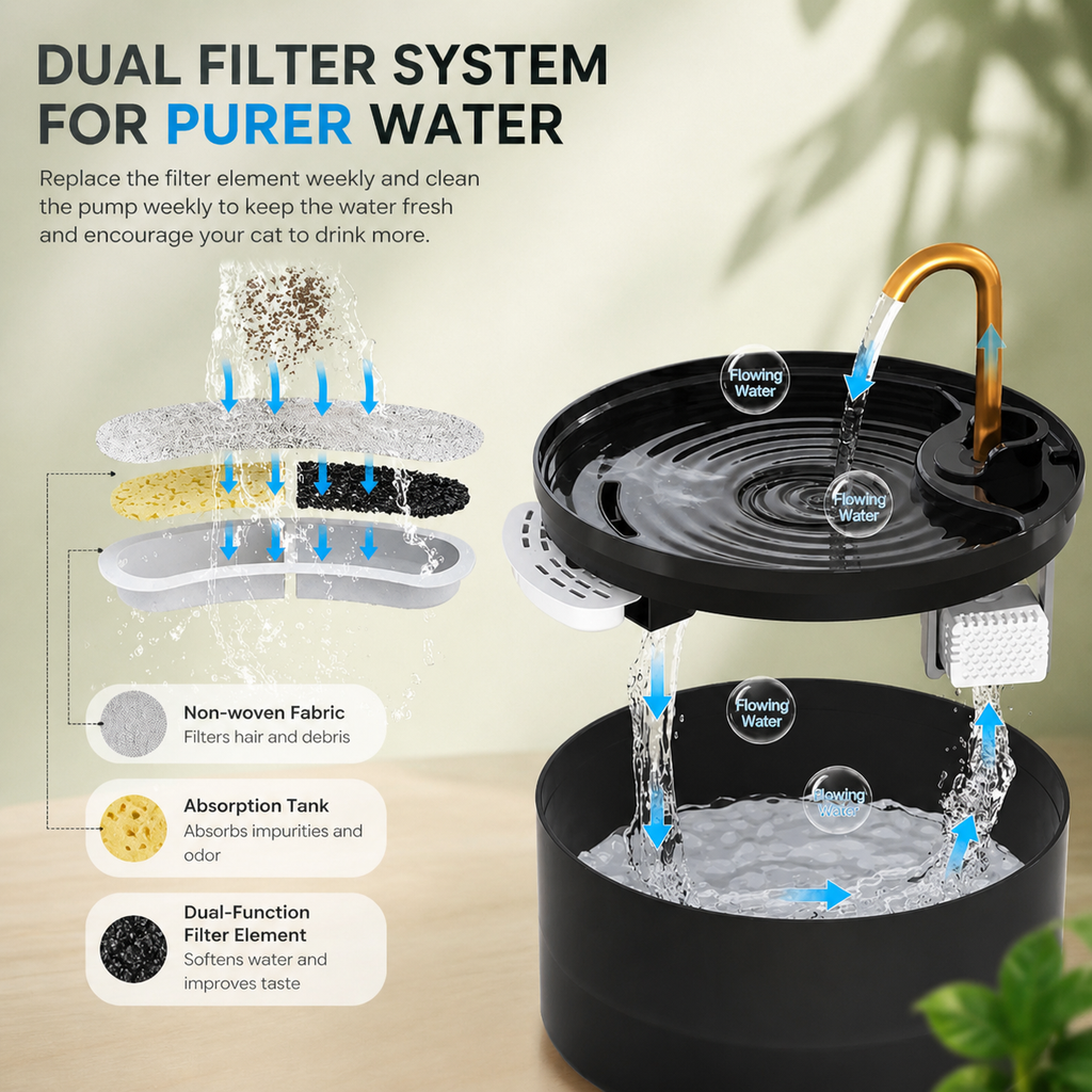 The Cat Fountain That Makes Them Actually Want to Drink