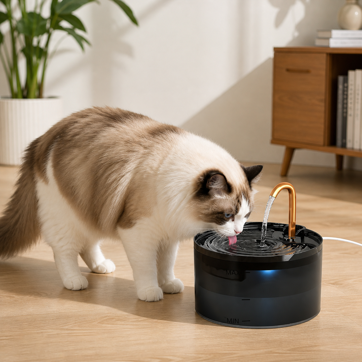 The Cat Fountain That Makes Them Actually Want to Drink
