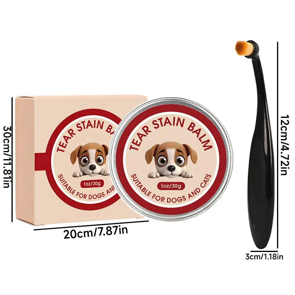 Pet Tear Stain Cream for Clean Bright Comfortable Eyes