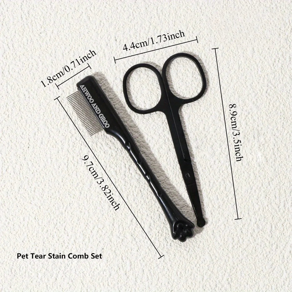 Easy Pet Face Grooming Kit – Clean Eyes, Trim, and Shine