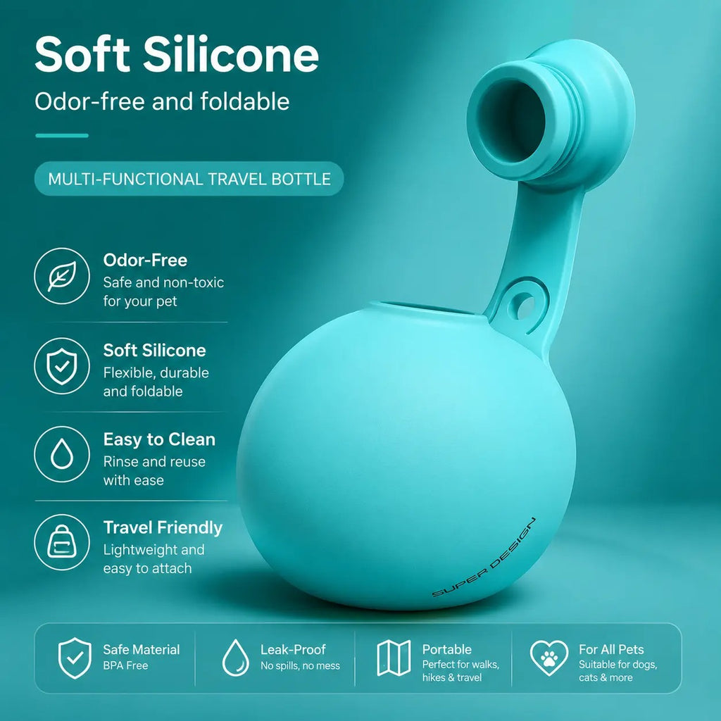 Sip & Go: The Leak-Proof Travel Bottle for Every Pet